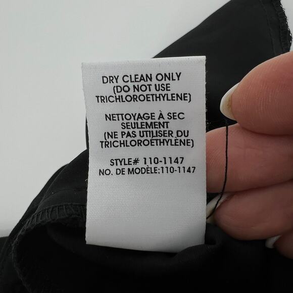 Nanette Lepore Star Cross Black Jumpsuit Deep Plunge Wide Leg Size 4 NWT - Picture 10 of 11